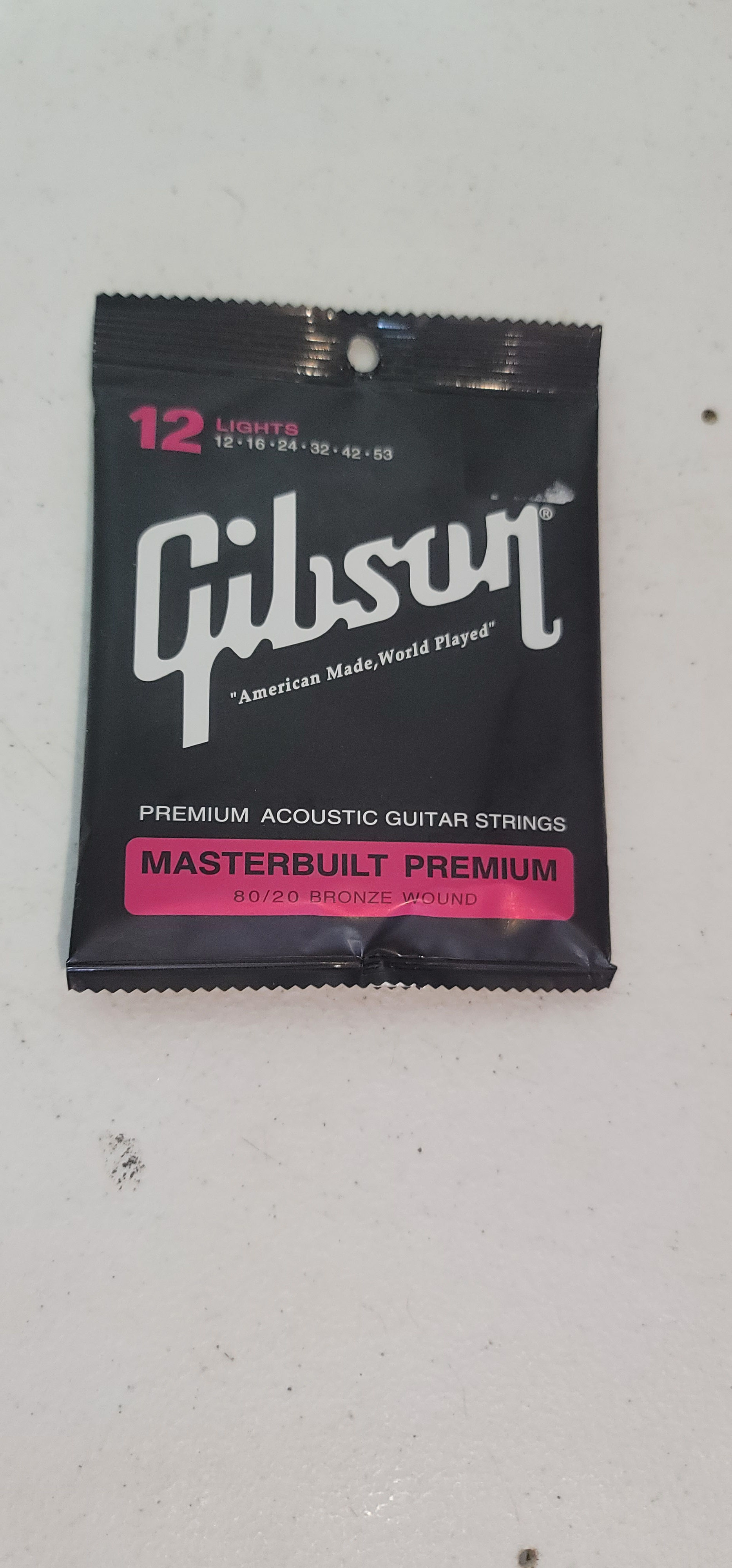 Gibson Acoustic Guitar Strings 12/53