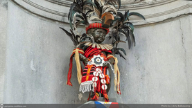 The world's famous "Little Pissing Man" in Belgium becomes an unlikely ambassador of Cordilleran culture after wearing Ifugao inspired costume