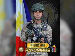 31-yr.old criminologist from Tanudan is Bureau of Corrections Basic Course top 1