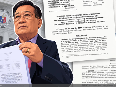Macalintal asks SC to void BSKE postponement law, revive Nov. 2 polls
