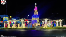 Christmas begins: captivating lights illuminate Bulanao Rotunda - KSU Road in Kalinga