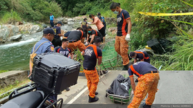 River outing turns tragic: Five bakeshop workers went for a river swim in Bontoc—two never made it home