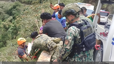 Trike driver plunges 200 meters into ravine in Bontoc, lives to tell the tale