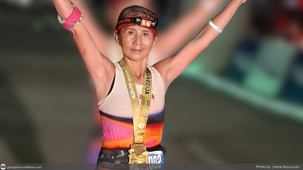 At 59, Ifugao's 'Iron Lady' outruns age to conquer the Nueva Ecija Marathon