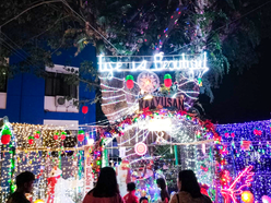 Kalinga police open Christmas lights, decors to public