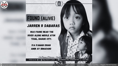 Six-yr.-old boy found alive after missing for three days dies from dehydration 