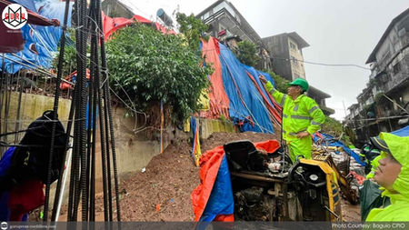 Baguio reports P40M infrastructure damage, 1 dead, 2 injured, 1 missing, and 1,593 affected due to weather disturbances that battered Luzon in July