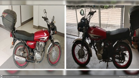 Stolen in Baguio, found chilling unattended in Pinukpuk: HPG-Kalinga recovers motorcycle