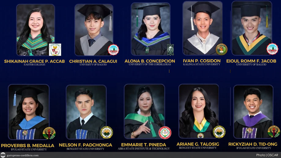 TOSP-CAR returns after 7 years; 10 Cordillera graduates named outstanding students