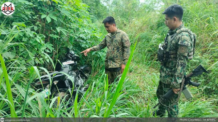 Stolen motorcycle in Tabuk, found abandoned in Sitio Callagdao, Bulanao