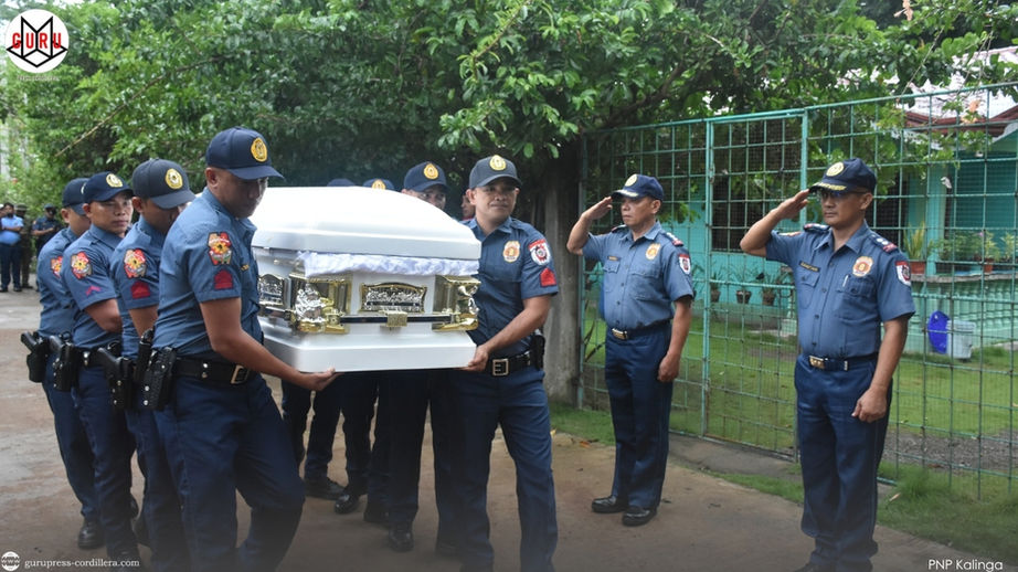 The Hero is Home; Remains of Kalinga police killed in the line of duty is now in Tabuk City   