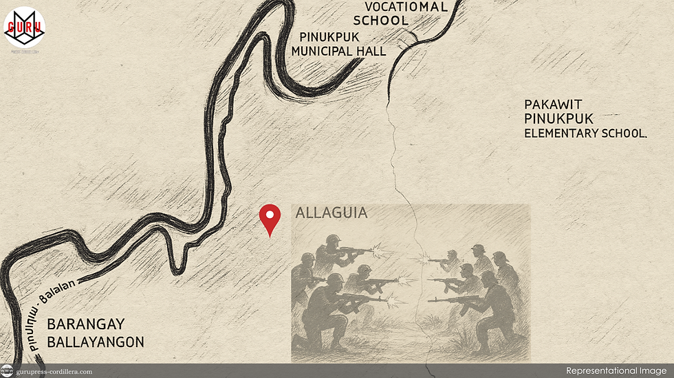 “Hinabol-habol namin (rebels) sila hanggang nacorner na…” – Lt. Col. Obias (103rd Infantry Mabalasik Battalion) following fourth armed encounter in Pinukpuk, Kalinga