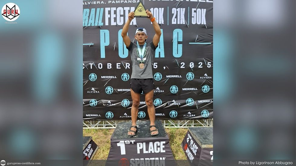 23-Year-Old from Ifugao is Overall Champion in 2025 Porac Spartan Trailfecta (50KM Category)