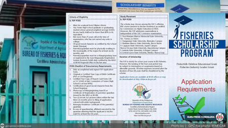 Be a BFAR Scholar: 26 Slots Available for Qualified Students in CAR; Applications Open Until July 31