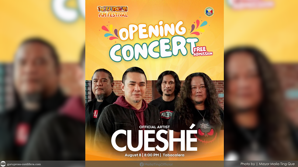 Ready to relive the hits? Cueshé to rock Tuguegarao's biggest festival