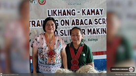 ‘In Cordillera, Natonin is the ONLY producer of Abaca; Kalinga may be NEXT’ - PhilFIDA RD Engr. Rodis 