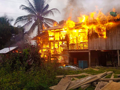 Family in Buaya Balbalan loses house to fire