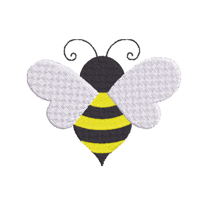 Bee Embroidery Design