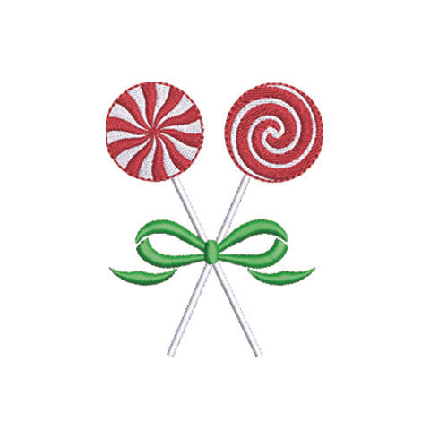 Peppermint Candy Embroidery Design