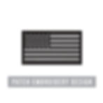 American Flag PATCH Embroidery Design