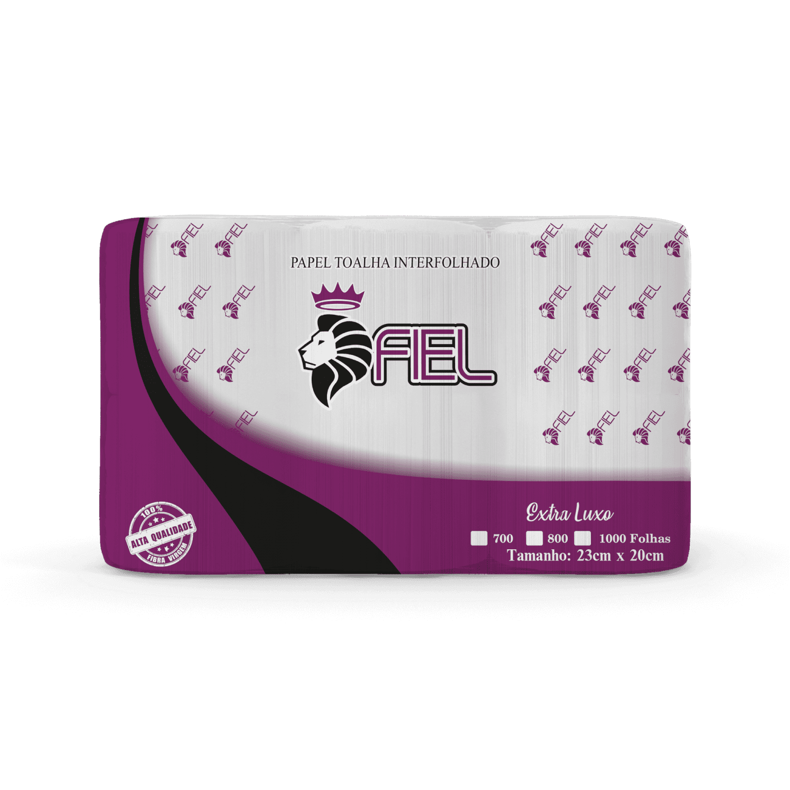 Papel Toalha Interfolha Fiel Celulose Virgem - Ex. Luxo