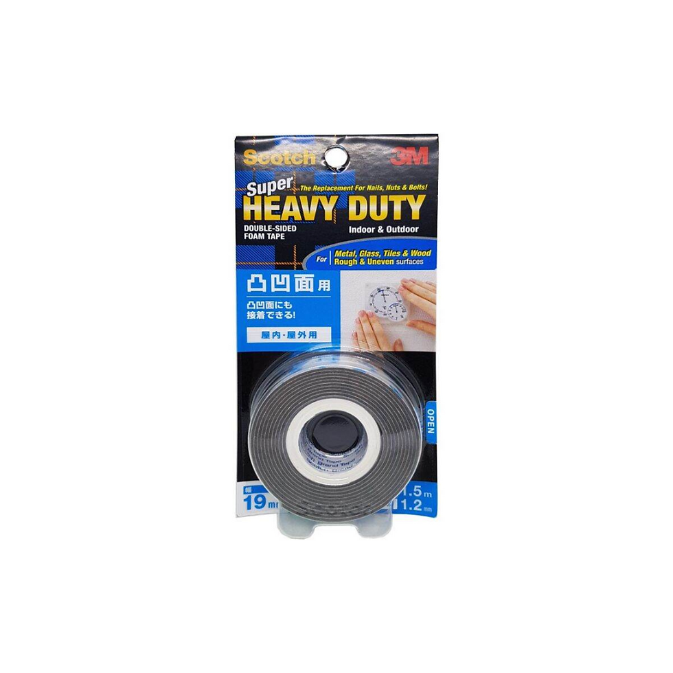 3M HEAVY DUTY TAPE 19MM X 1.5M GREY