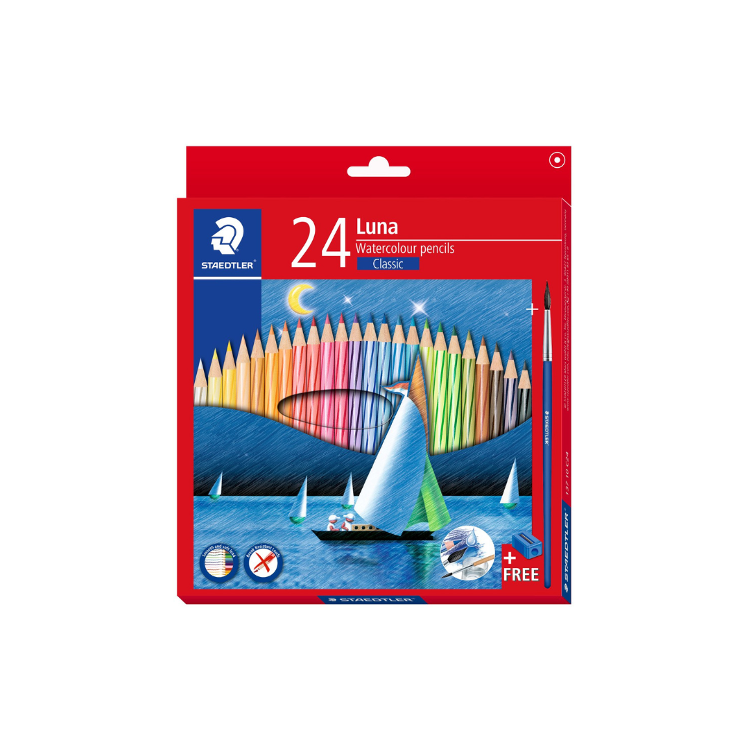 STAEDTLER LUNA WATER COLOUR PENCIL 24 COLOUR