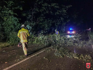 Unwettereinsätze in Bad Aibling