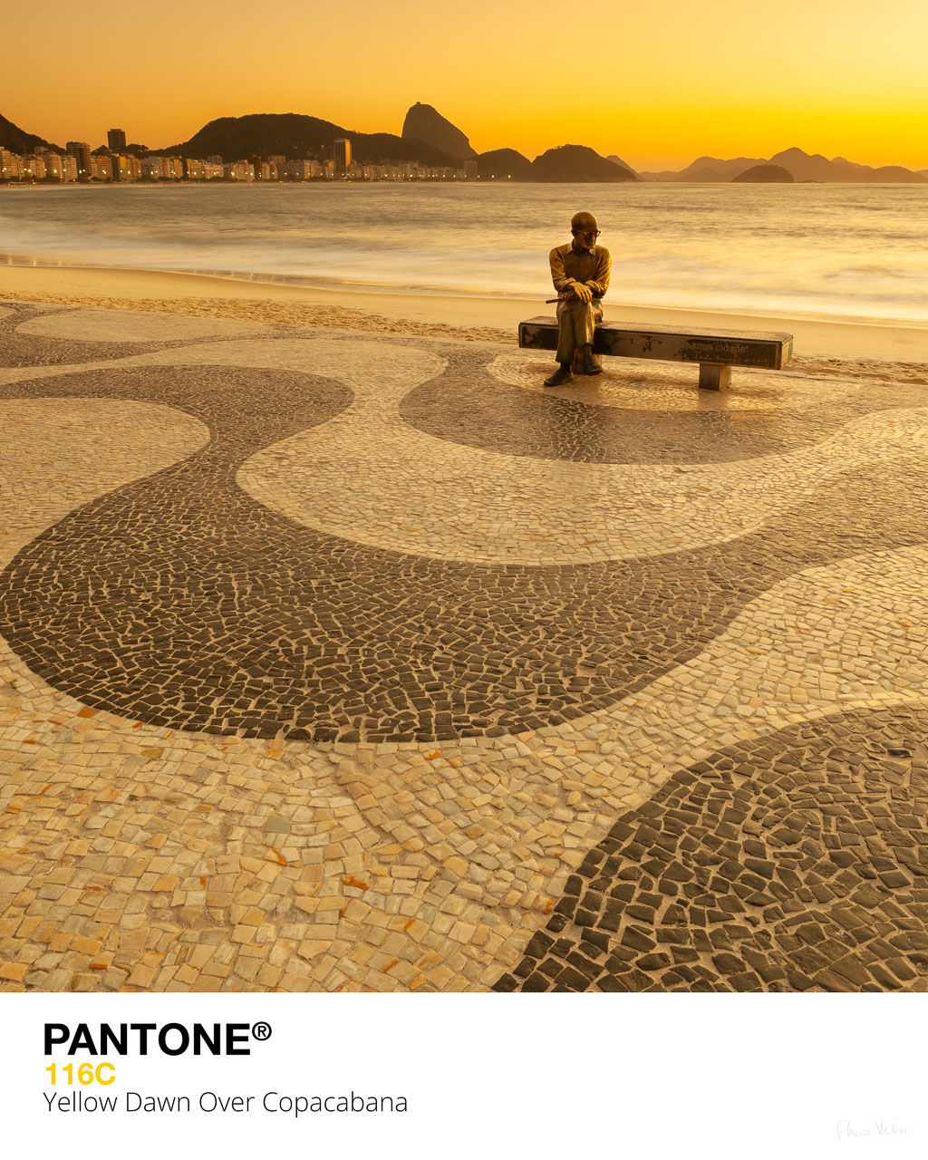 Yellow "Dawn Over Copacabana"