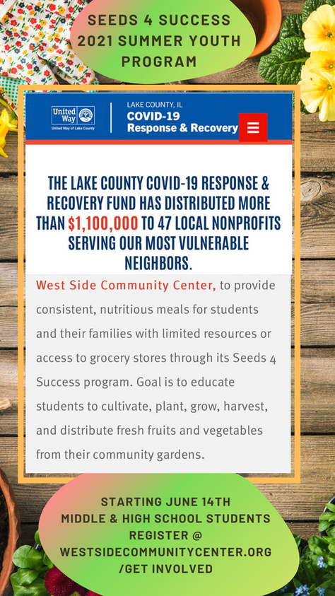 WSCC Receives Grant From Lake County Covid 19 Fund