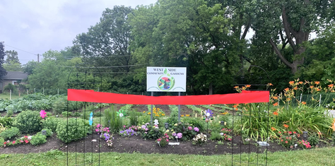 Community Gardens Opened with a Ribbon Cutting Ceremony