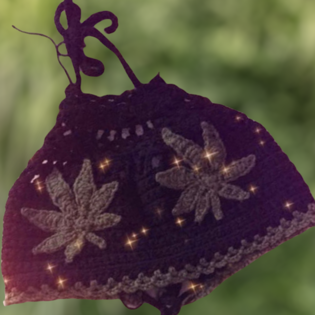 Mary Jane Crochet Halter Top