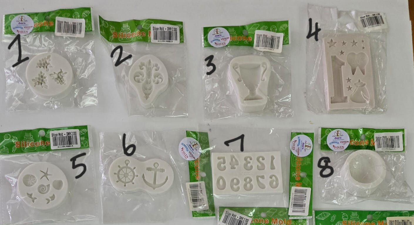 Silicon Molds - Price Per Pcs