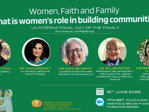 WFWP-UK is inviting you to a scheduled Zoom meeting.