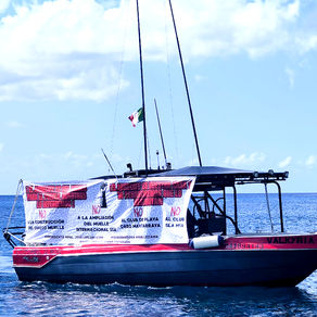 Suspende juez la construcción del Cuarto Muelle de Cozumel