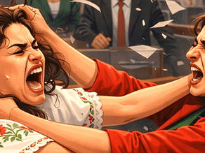 Pleito en Congreso CDMX