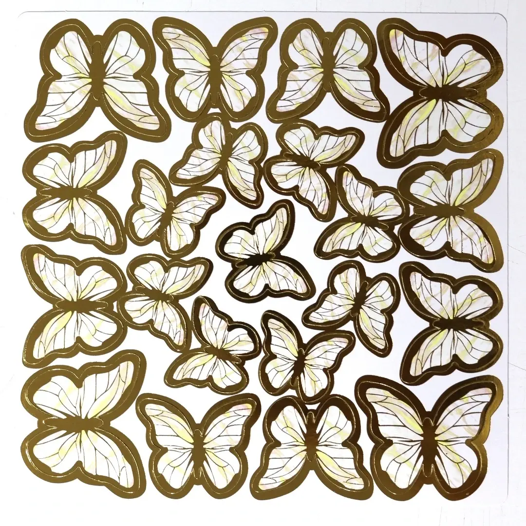 Beyaz Kelebek Pasta Dekor Süs