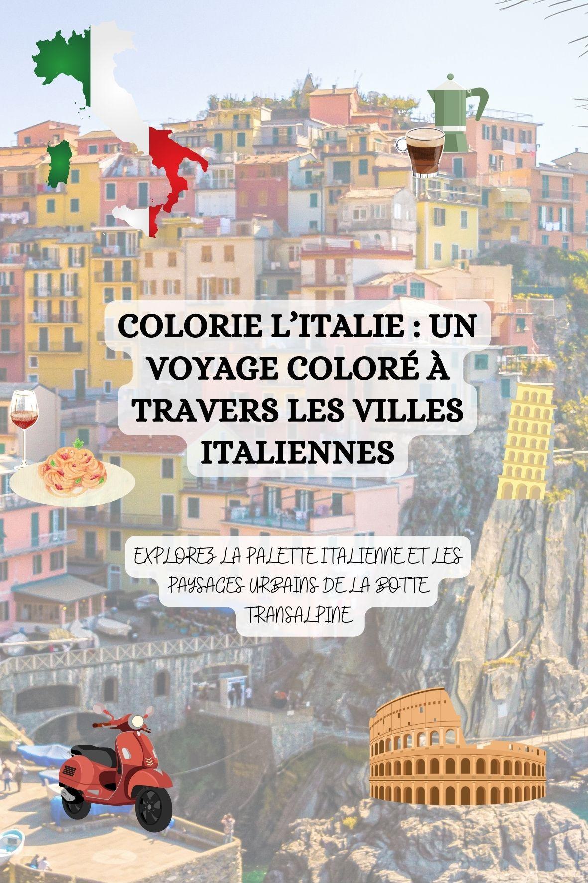 coloriage Italie villes italiennes