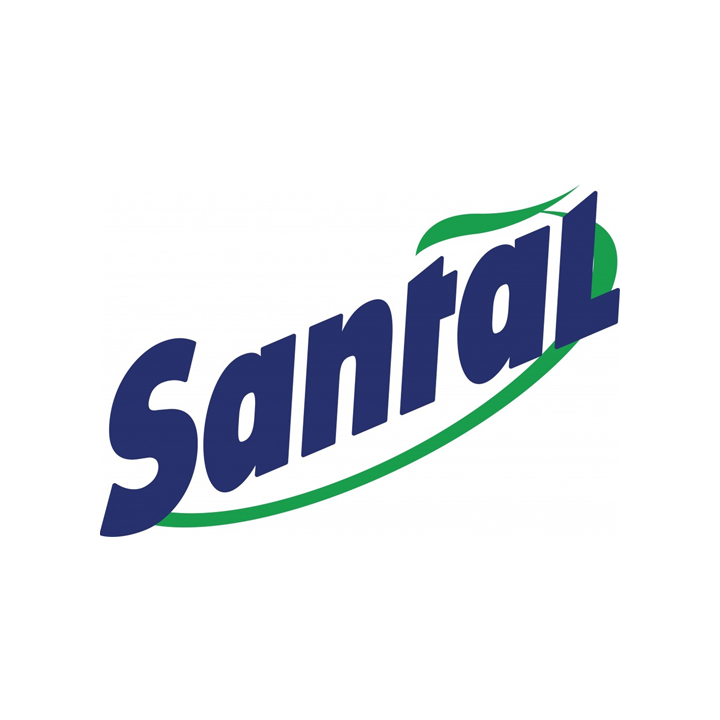 Italian breakfast with Santal fruit juice drink