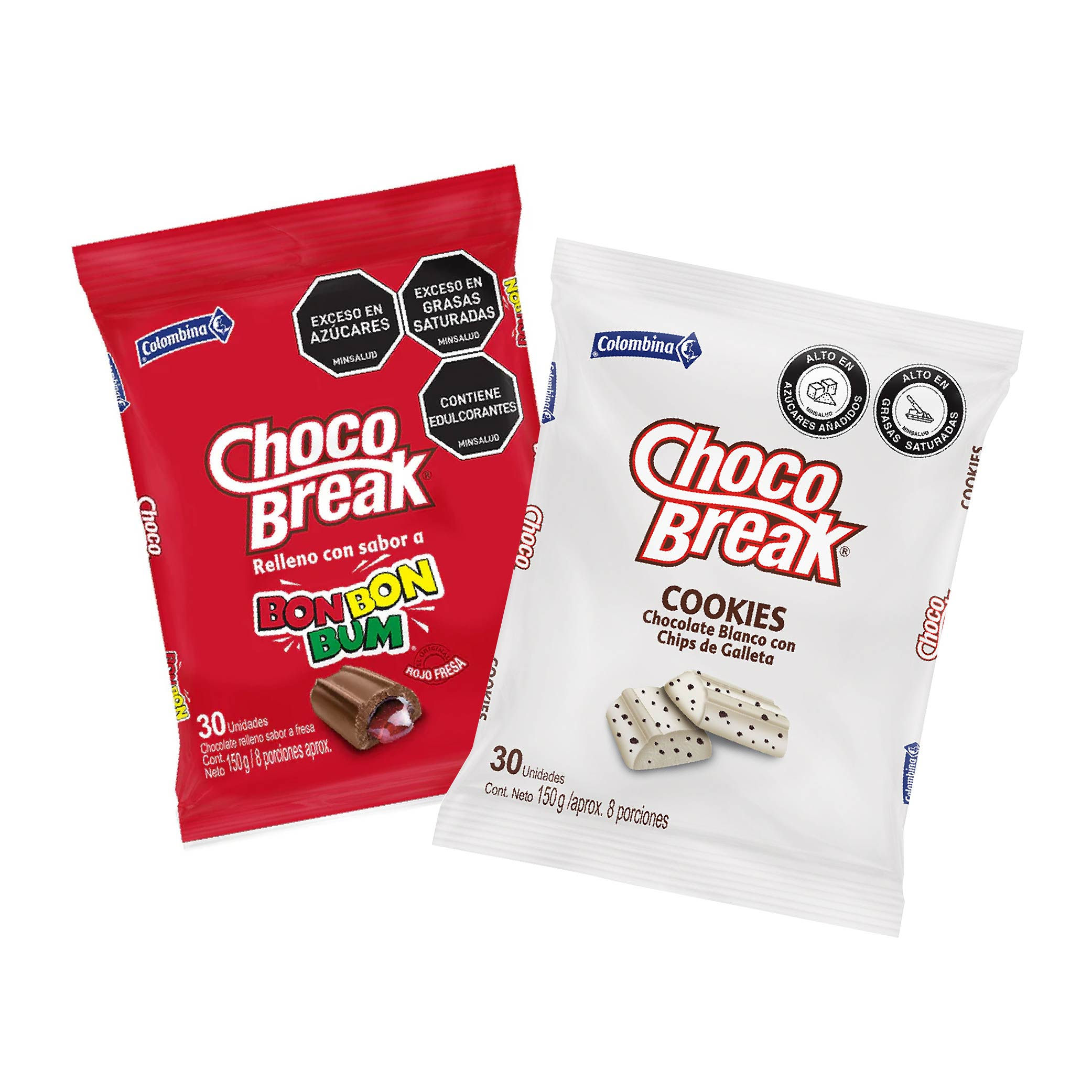 Chocobreak 18 Bags 30 Units 150 Grs