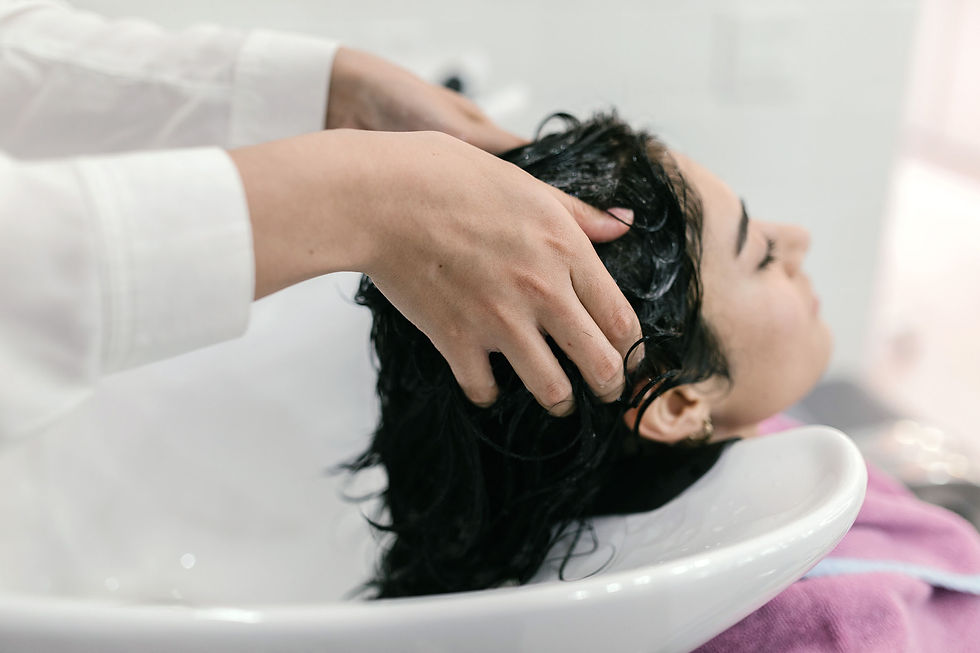Hair Wash at Salon
