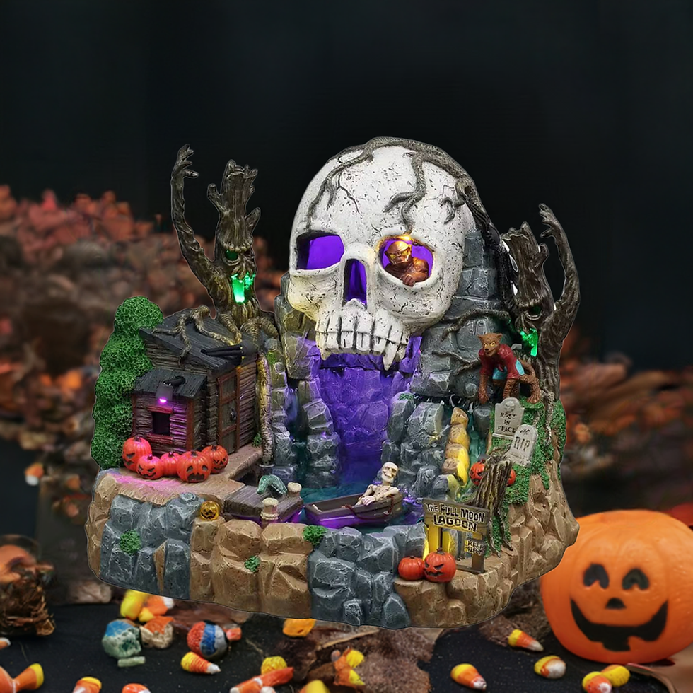 Thumbnail: Lemax Spooky Town The Full Moon Lagoon