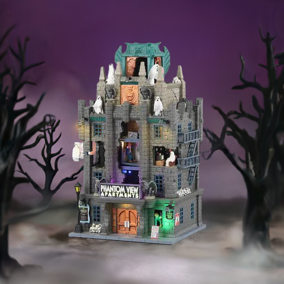 Thumbnail: Lemax Spooky Town Phantom View Apartments