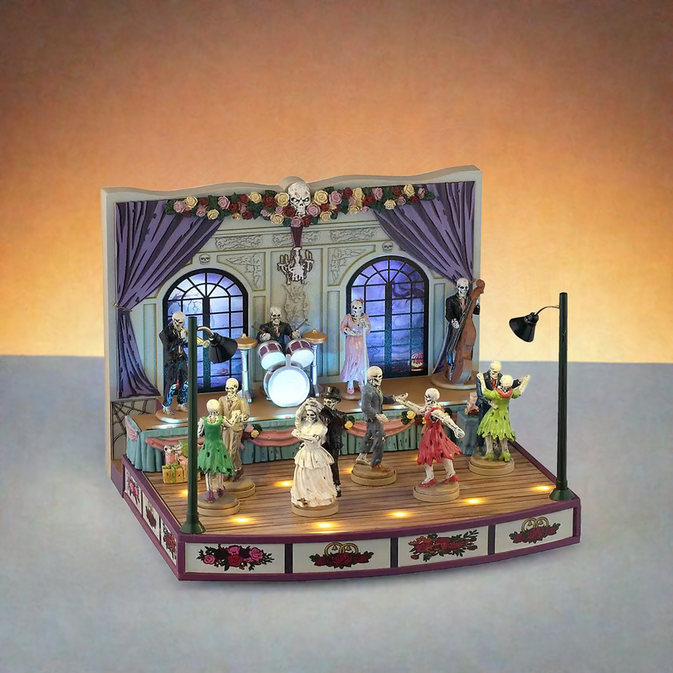 Thumbnail: Lemax Spooky Town Wedding Party