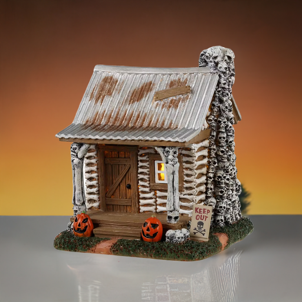 Thumbnail: Lemax Spooky Town - Skeleton Cottage