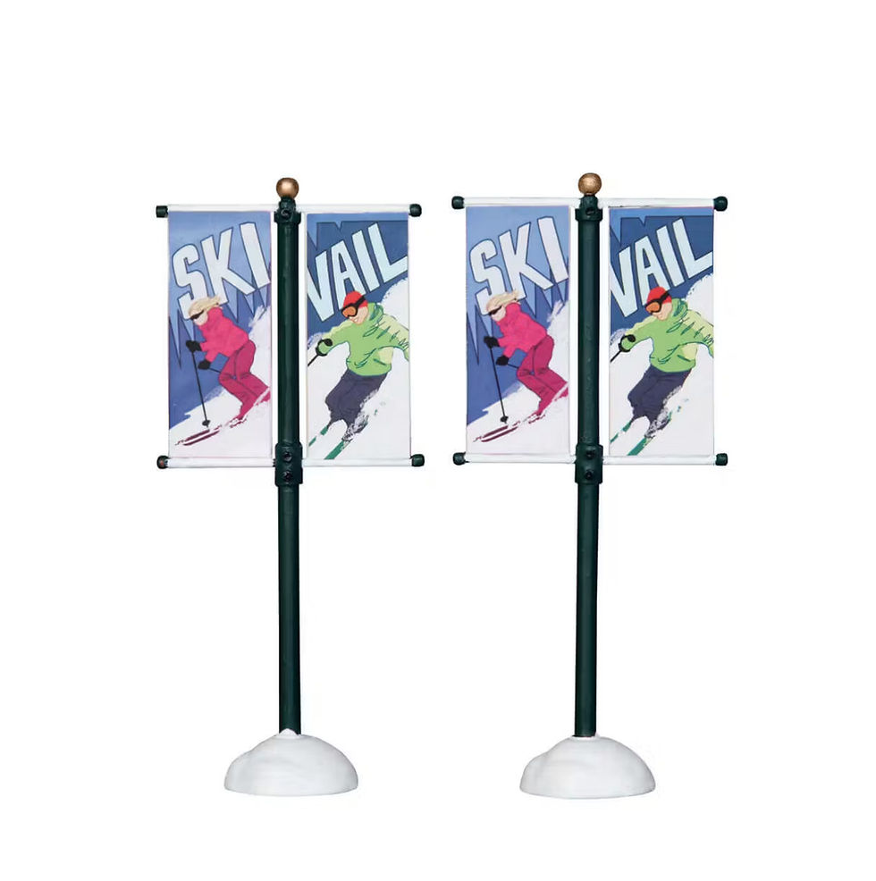 Street Pole Banner - Vail Village - Lemax