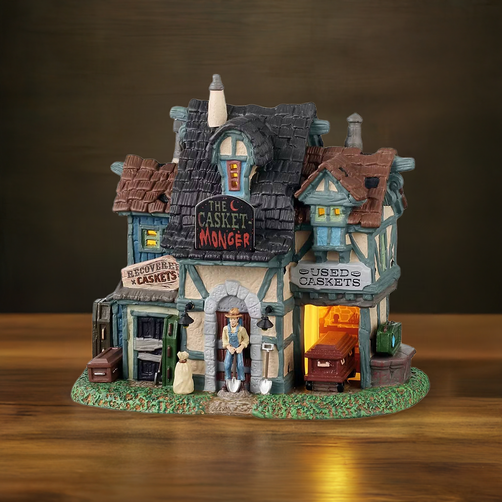 Thumbnail: Lemax Spooky Town The Casket-Monger