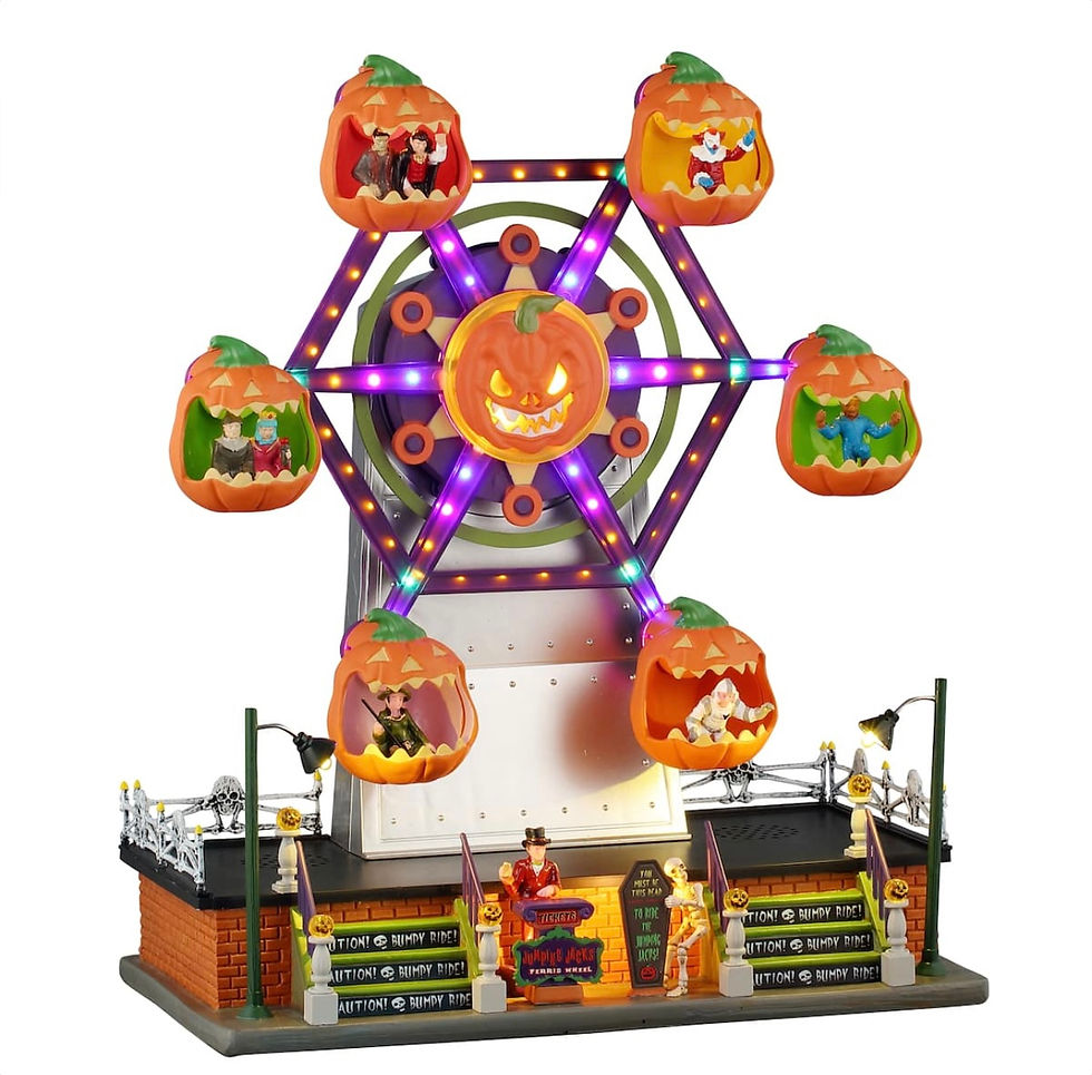 Jumping Jacks Ferris Wheel - Lemax Spooky Town