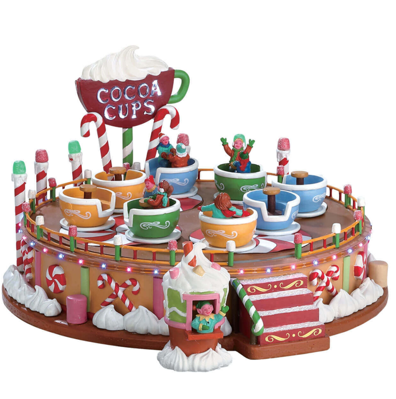 Lemax Cocoa Cups for your Carnival Village