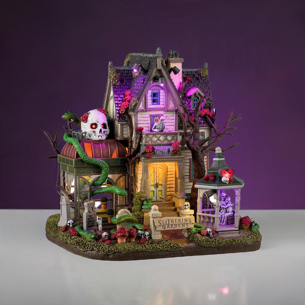 Thumbnail: Lemax Spooky Town - Slithering Gardens